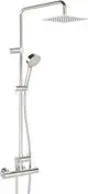 HANSA-Regenbrause-Duscharmatur-HANSAUNITA-5814-Kopfbrause-quadratisch-Ausladung-481mm-DN15-Chrom-581491130067 gallery number 1